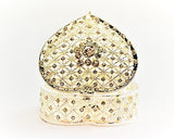 Silver Plated Heart Trinket Box. Hand Set Austrian Crystals & Silver Plating