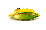 Corn Trinket Box. Handmade with Austrian Crystals Enamel