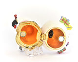 Snowman with Gifts Trinket Box Made with Austrian Crystals Enamel