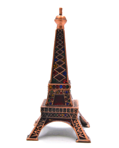 Handmade Eiffel Tower Trinket Box. Hand Detailed Austrian Crystals