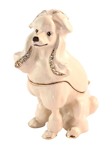 Fluffy Poodle Trinket Box