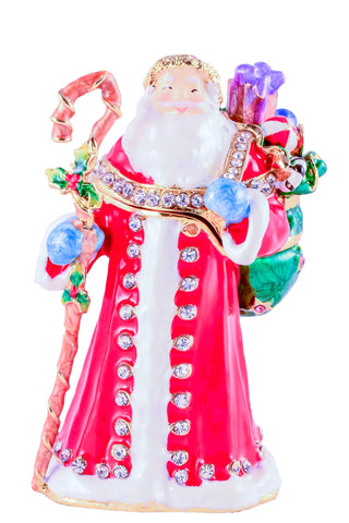 Festive Santa Claus Trinket Box