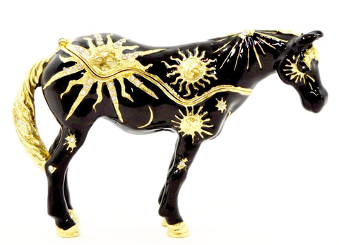 Elegant Horse Trinket Box