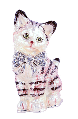 Curious Cat Trinket Box