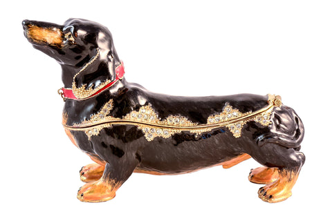 Large Dachshund Trinket Box