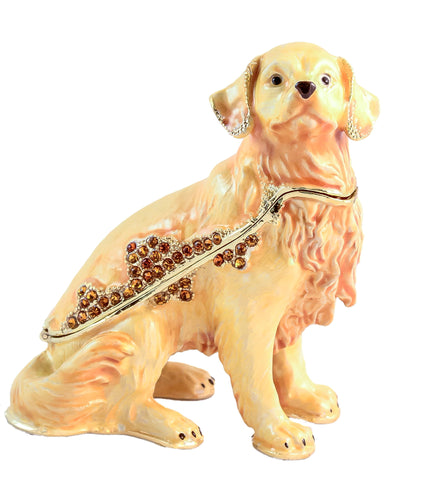 Golden Retriever Trinket Box
