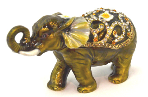 Elegant Elephant Trinket Box