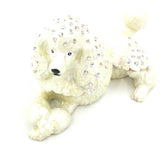Poodle Laying Down Trinket Box