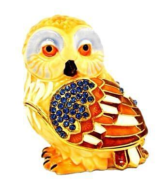 Moonlit Owl Trinket Box