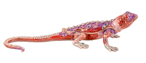 Large Lizard Trinket Box