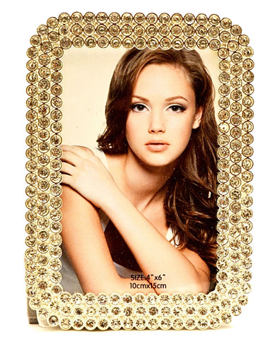 Elegant Glitzy Girl Picture Frame