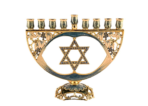 Star of David Menorah