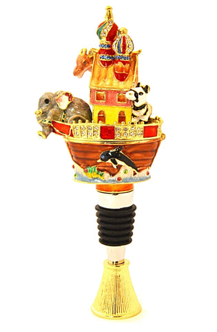 Noah's Ark Box Wine Bottle Stopper